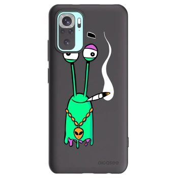 Picasee silikonový černý obal pro Xiaomi Redmi Note 10 Pro - Earth - Sám doma