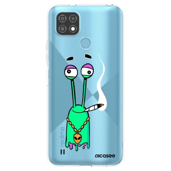 Picasee silikonový průhledný obal pro Realme C21 - Earth - Sám doma