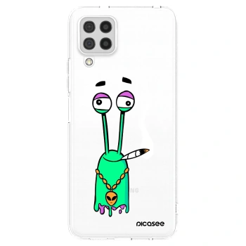 Picasee silikonový průhledný obal pro Samsung Galaxy A22 A225F 4G - Earth - Sám doma