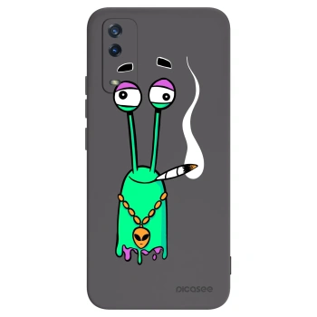 Picasee silikonový černý obal pro Vivo Y11s - Earth - Sám doma