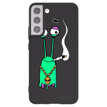 Picasee silikonový černý obal pro Samsung Galaxy S22+ 5G - Earth - Sám doma