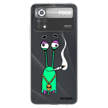 Picasee silikonový průhledný obal pro Xiaomi Poco X4 Pro 5G - Earth - Sám doma