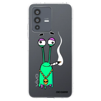 Picasee silikonový průhledný obal pro Vivo V23 5G - Earth - Sám doma