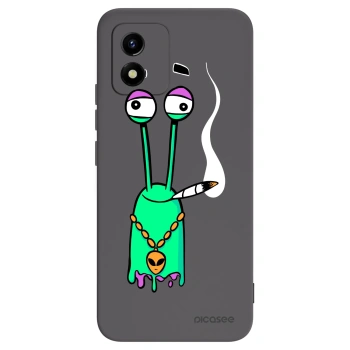 Picasee silikonový černý obal pro Vivo Y01 - Earth - Sám doma