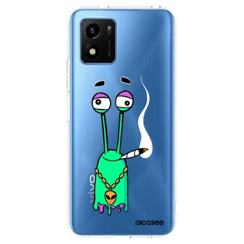 Picasee silikonový průhledný obal pro Vivo Y01 - Earth - Sám doma