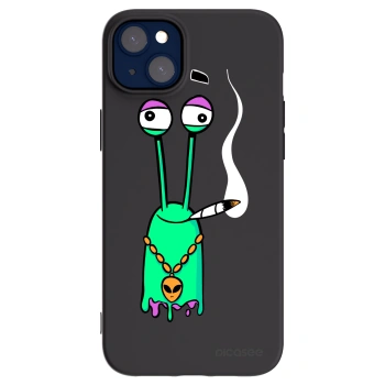 Picasee silikonový černý obal pro Apple iPhone 14 Plus - Earth - Sám doma