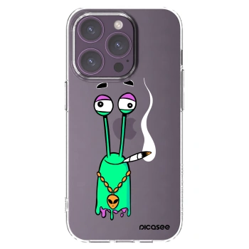 Picasee silikonový průhledný obal pro Apple iPhone 14 Pro - Earth - Sám doma