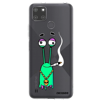 Picasee silikonový průhledný obal pro Realme C21Y - Earth - Sám doma
