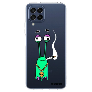 Picasee silikonový průhledný obal pro Samsung Galaxy M53 5G - Earth - Sám doma