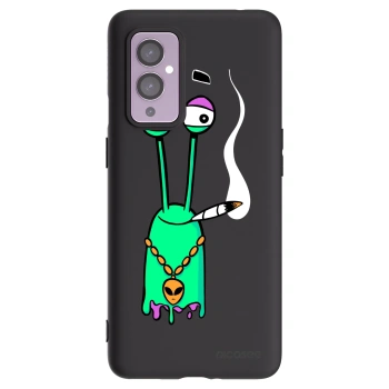 Picasee silikonový černý obal pro OnePlus 9 - Earth - Sám doma