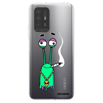 Picasee silikonový průhledný obal pro OPPO A94 5G - Earth - Sám doma