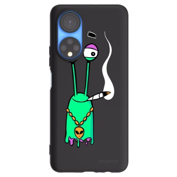 Picasee silikonový černý obal pro Honor X7 - Earth - Sám doma