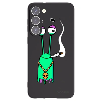 Picasee silikonový černý obal pro Samsung Galaxy S23+ 5G - Earth - Sám doma