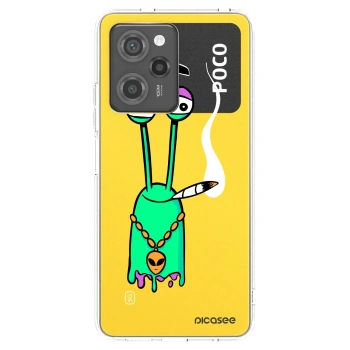 Picasee silikonový černý obal pro Xiaomi Poco X5 Pro - Earth - Sám doma