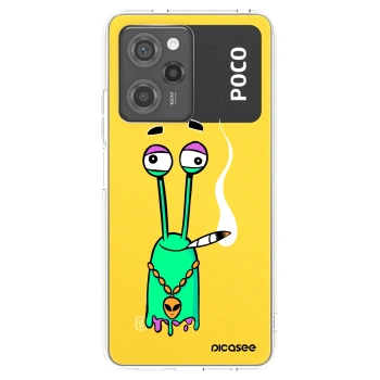Picasee silikonový průhledný obal pro Xiaomi Poco X5 Pro - Earth - Sám doma