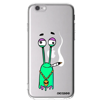 Picasee silikonový průhledný obal pro Apple iPhone 6/6S - Earth - Sám doma