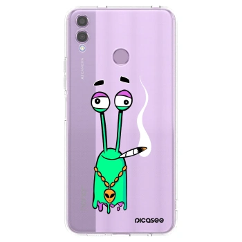 Picasee silikonový průhledný obal pro Honor 8X - Earth - Sám doma