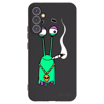 Picasee silikonový černý obal pro Samsung Galaxy A34 5G A346B - Earth - Sám doma