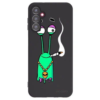 Picasee silikonový černý obal pro Samsung Galaxy A14 5G A146P - Earth - Sám doma