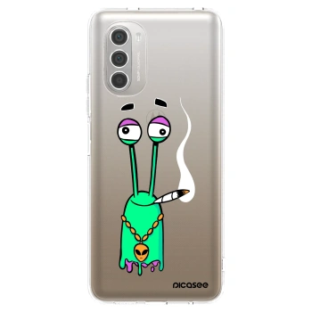 Picasee silikonový průhledný obal pro Motorola Moto G51 - Earth - Sám doma