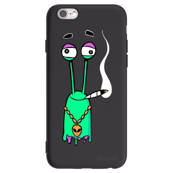 Picasee silikonový černý obal pro Apple iPhone 6/6S - Earth - Sám doma