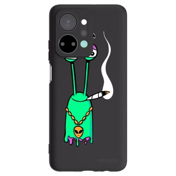 Picasee silikonový černý obal pro Honor X7a - Earth - Sám doma