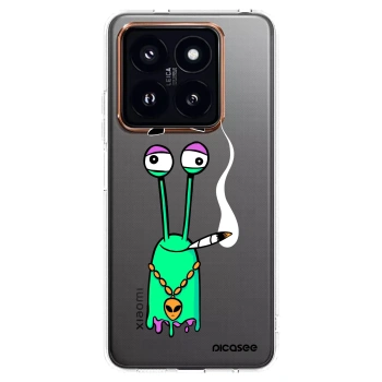 Picasee silikonový průhledný obal pro Xiaomi 14 Pro - Earth - Sám doma