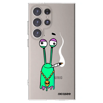 Picasee silikonový průhledný obal pro Samsung Galaxy S24 Ultra S928B 5G - Earth - Sám doma