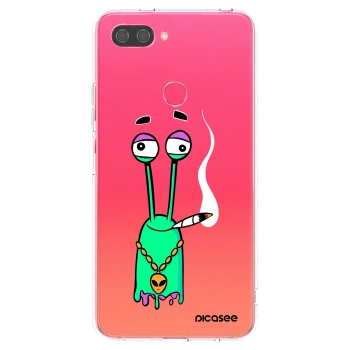 Picasee silikonový průhledný obal pro Xiaomi Mi 8 Lite - Earth - Sám doma