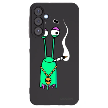 Picasee silikonový černý obal pro Samsung Galaxy A25 A256B 5G - Earth - Sám doma