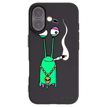 Picasee silikonový černý obal pro Apple iPhone 16 - Earth - Sám doma