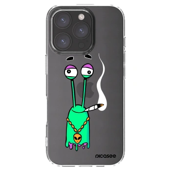 Picasee silikonový průhledný obal pro Apple iPhone 16 Pro - Earth - Sám doma