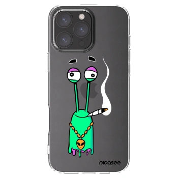 Picasee silikonový průhledný obal pro Apple iPhone 16 Pro Max - Earth - Sám doma