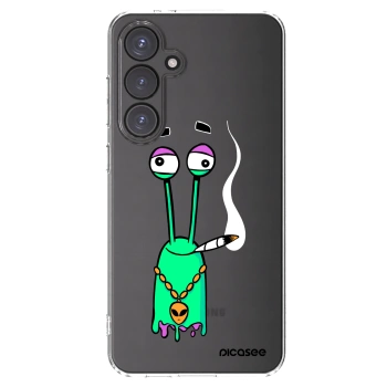 Picasee silikonový průhledný obal pro Samsung Galaxy S24 FE S721B - Earth - Sám doma