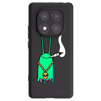 Picasee silikonový černý obal pro Xiaomi Redmi Note 14 Pro 5G - Earth - Sám doma
