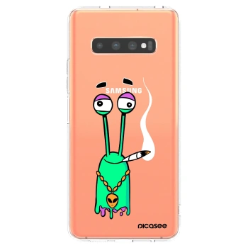 Picasee silikonový průhledný obal pro Samsung Galaxy S10 Plus G975 - Earth - Sám doma