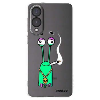 Picasee silikonový průhledný obal pro Samsung Galaxy S25 Edge 5G - Earth - Sám doma