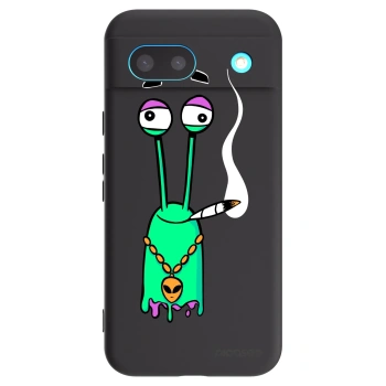Picasee silikonový černý obal pro Google Pixel 8a - Earth - Sám doma