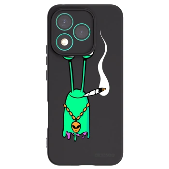 Picasee silikonový černý obal pro Honor 400 Lite 5G - Earth - Sám doma