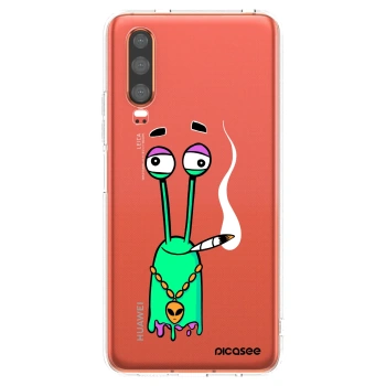 Picasee silikonový průhledný obal pro Huawei P30 - Earth - Sám doma
