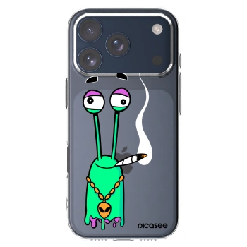 Picasee silikonový průhledný obal pro Apple iPhone 17 Pro - Earth - Sám doma