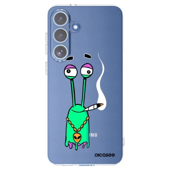 Picasee silikonový průhledný obal pro Samsung Galaxy S25 FE 5G - Earth - Sám doma