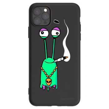 Picasee silikonový černý obal pro Apple iPhone 11 Pro Max - Earth - Sám doma