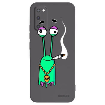 Picasee silikonový černý obal pro Samsung Galaxy S20 G980F - Earth - Sám doma