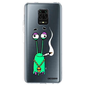Picasee silikonový průhledný obal pro Xiaomi Redmi Note 9S - Earth - Sám doma