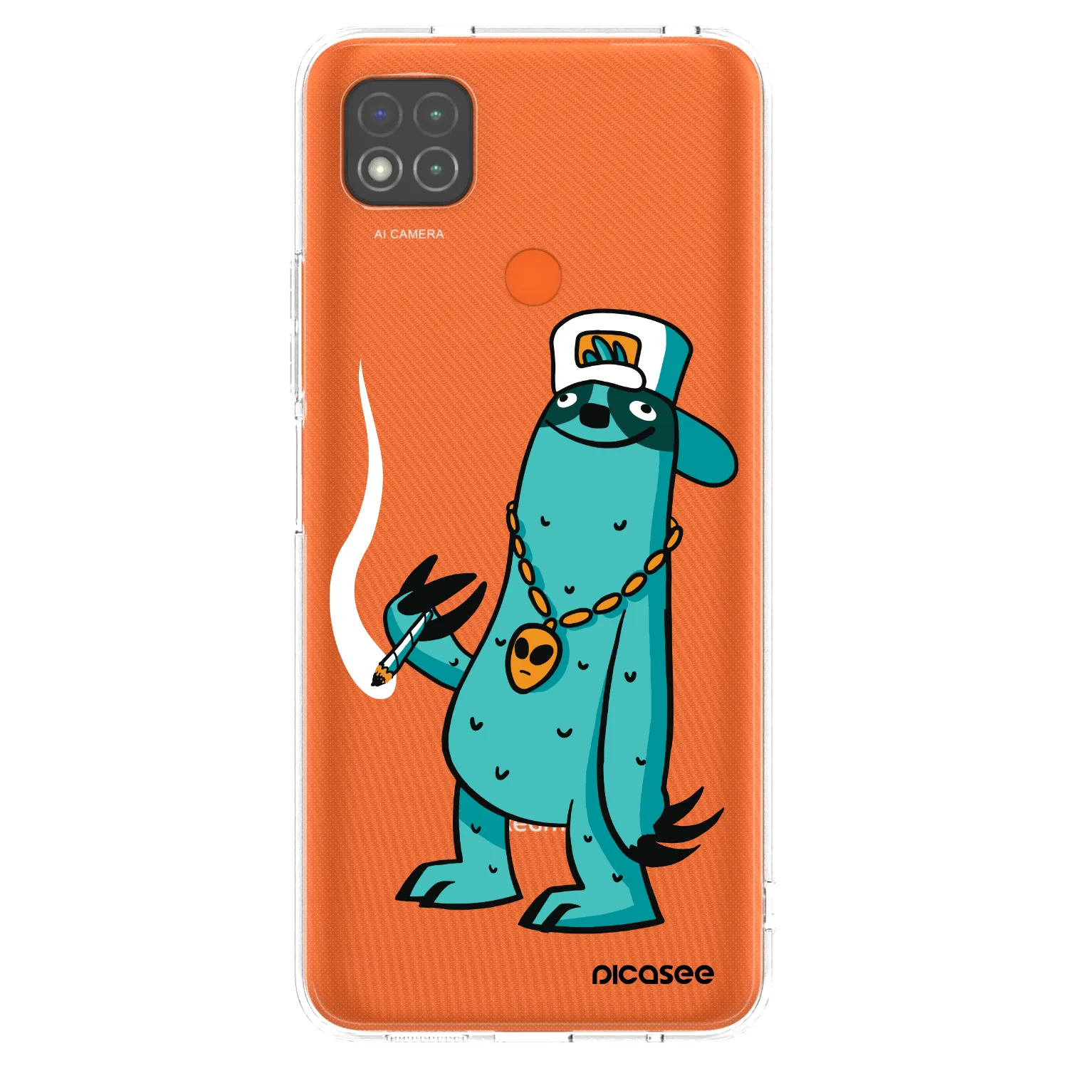 Picasee silikonový průhledný obal pro Xiaomi Redmi 9C - Earth - Je mi fajn