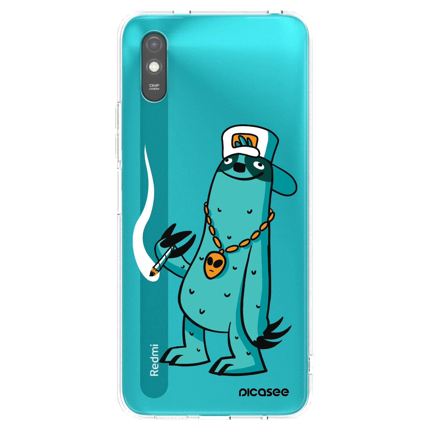 Picasee silikonový průhledný obal pro Xiaomi Redmi 9A - Earth - Je mi fajn