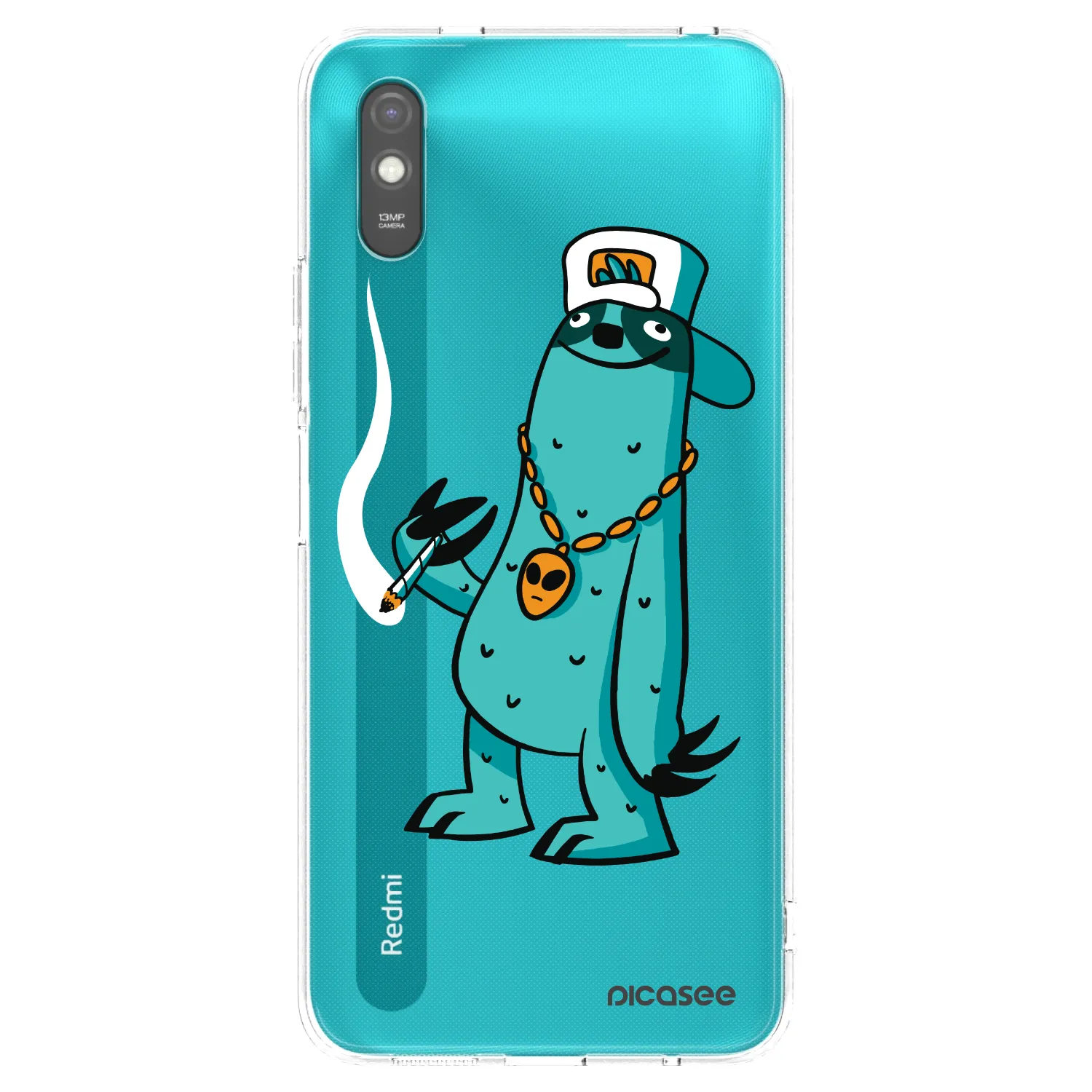 Picasee silikonový černý obal pro Xiaomi Redmi 9A - Earth - Je mi fajn