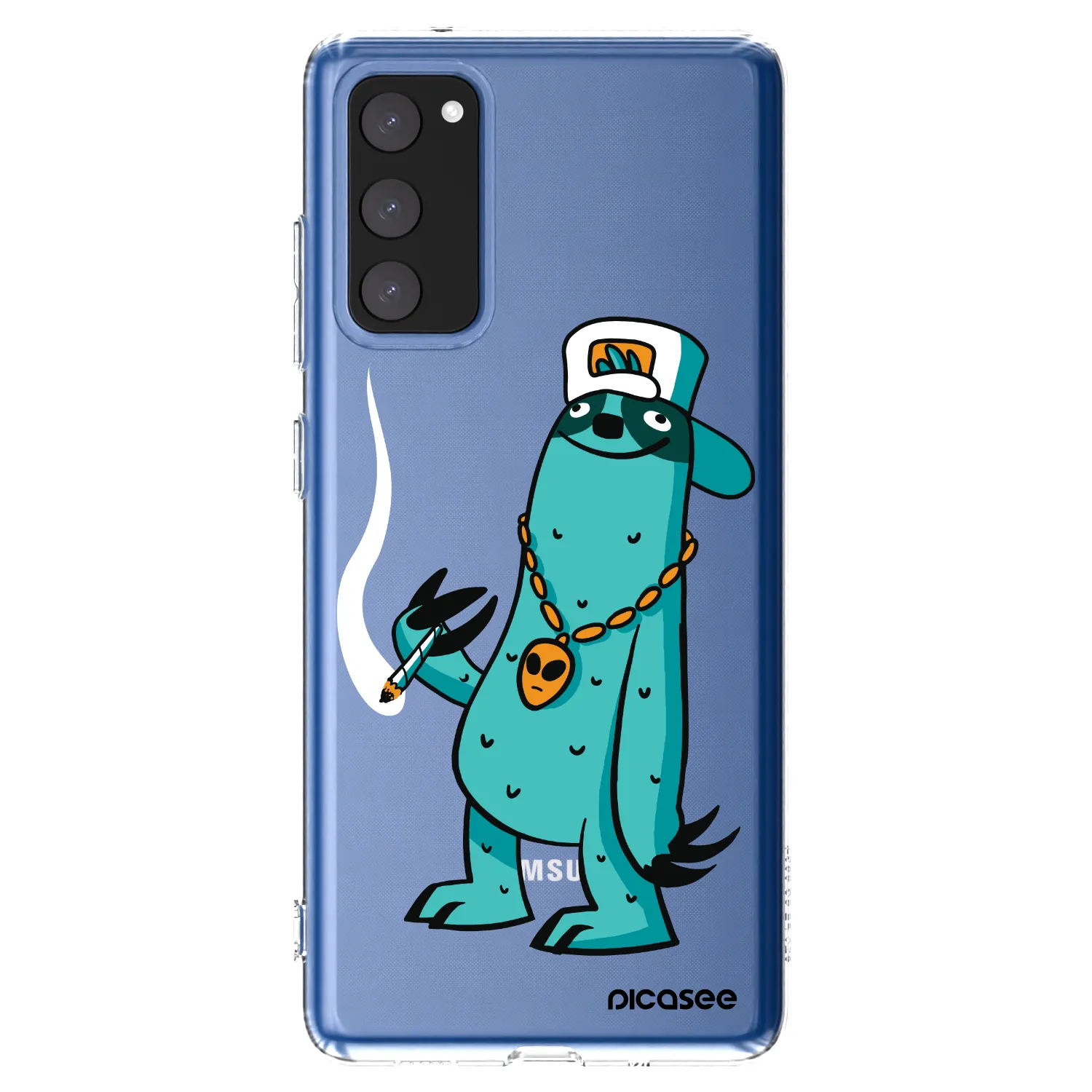 Picasee silikonový průhledný obal pro Samsung Galaxy S20 FE - Earth - Je mi fajn