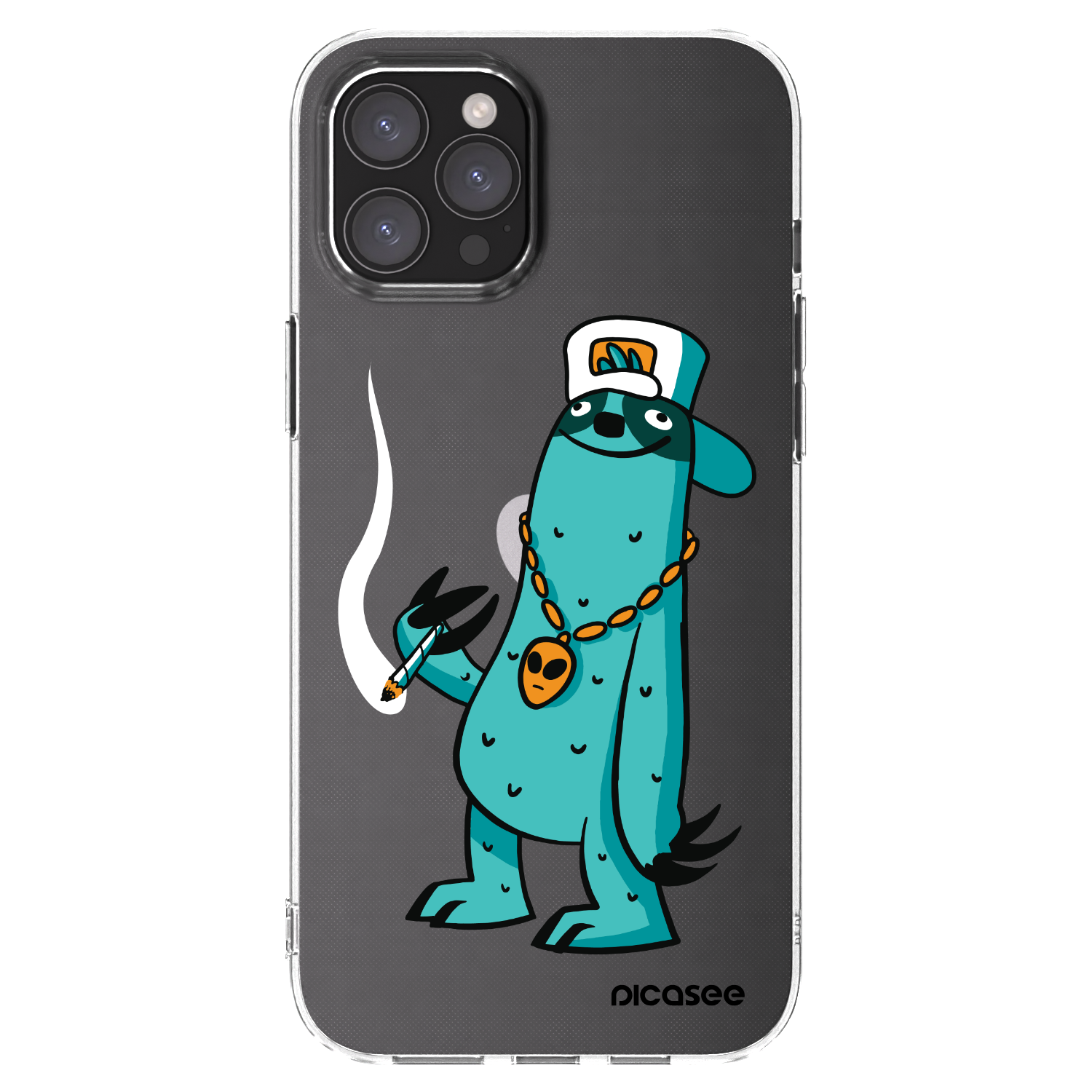 Picasee silikonový průhledný obal pro Apple iPhone 12 Pro Max - Earth - Je mi fajn